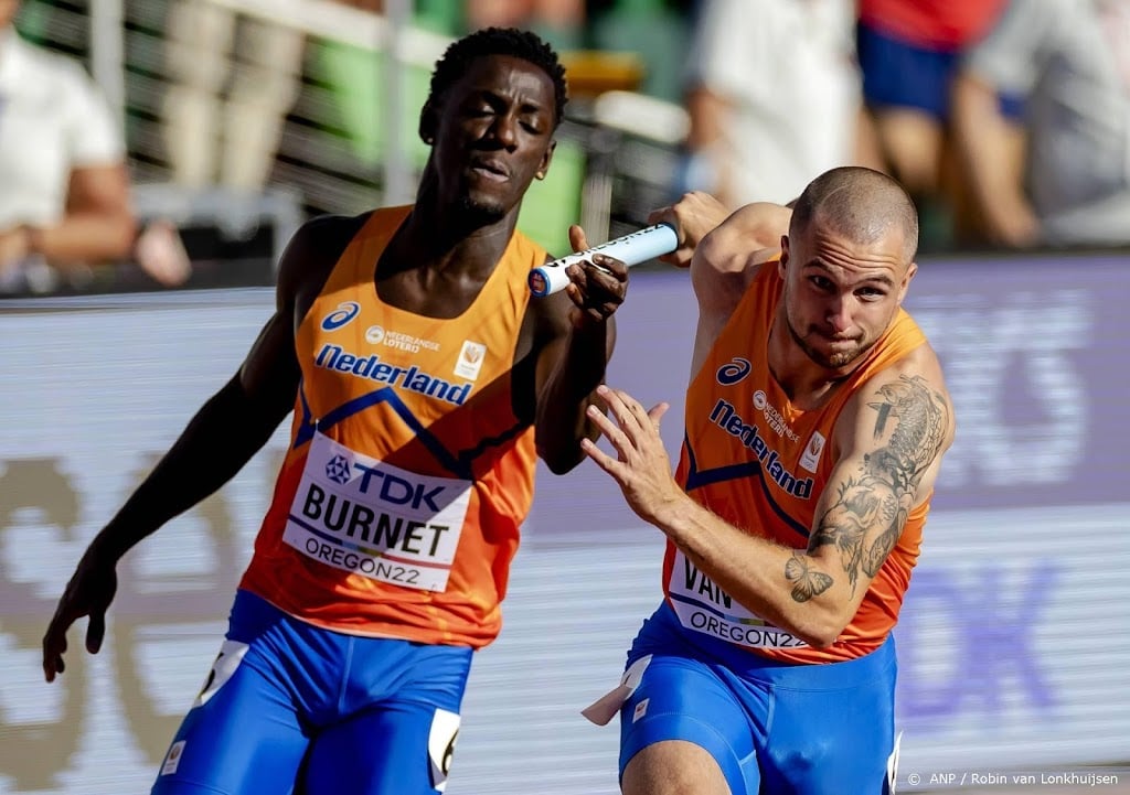 Nederlandse estafetteploeg op EK atletiek naar finale 4x100 meter