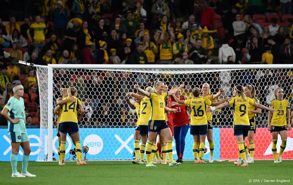 Zweedse voetbalsters eindigen voor vierde keer als derde op WK 