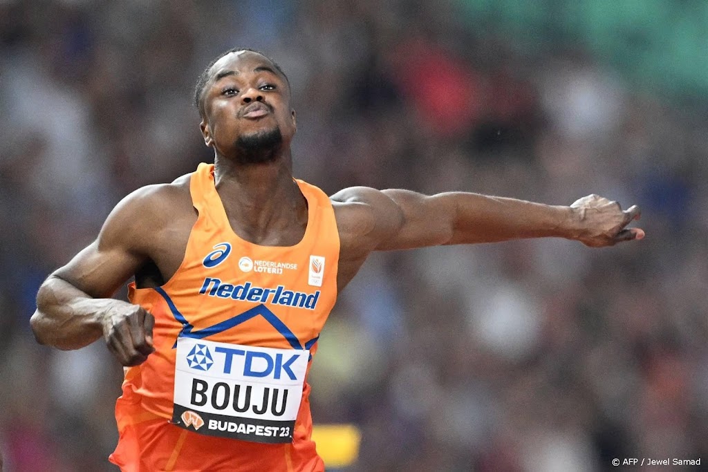 Bouju sprint superieur naar halve finales 100 meter
