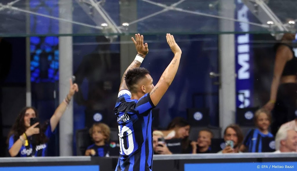 Inter wint dankzij twee doelpunten Lautaro en assist Dumfries