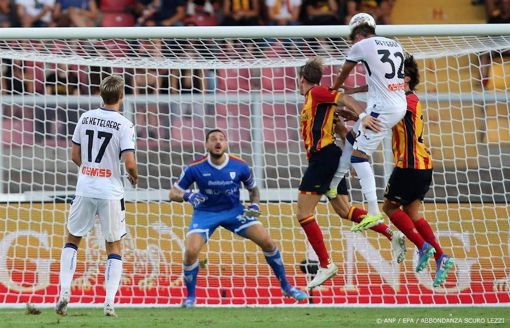 Atalanta zonder Koopmeiners en Lookman ruim langs Lecce