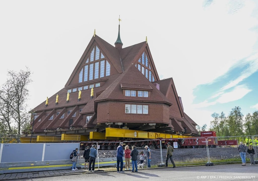In Zweeds Lapland wordt historische kerk 5 kilometer verplaatst