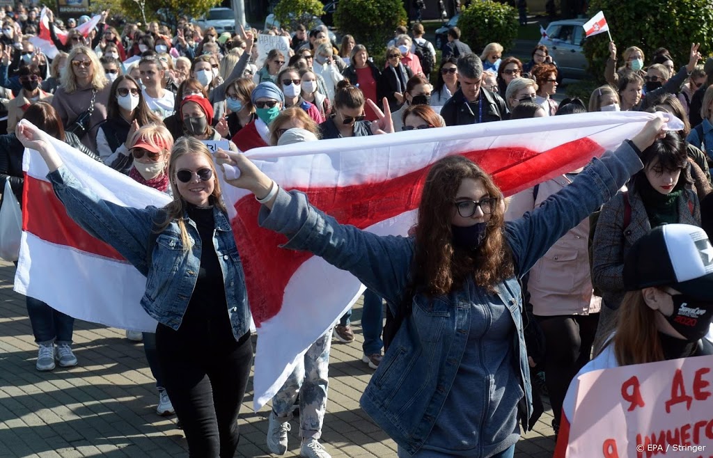 Opnieuw tientallen betogers opgepakt in Minsk