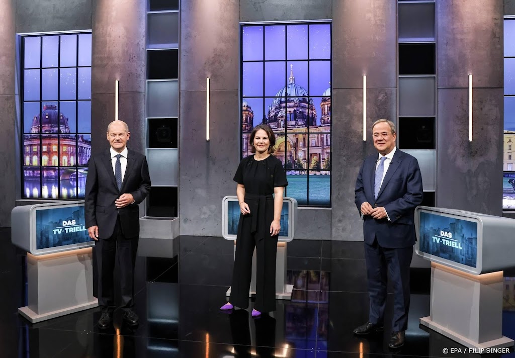 Scholz wint ook laatste televisiedebat voor Duitse verkiezingen