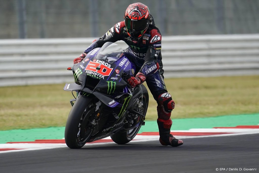 MotoGP-kampioen Quartararo vrijwel ongeschonden na zware crash 