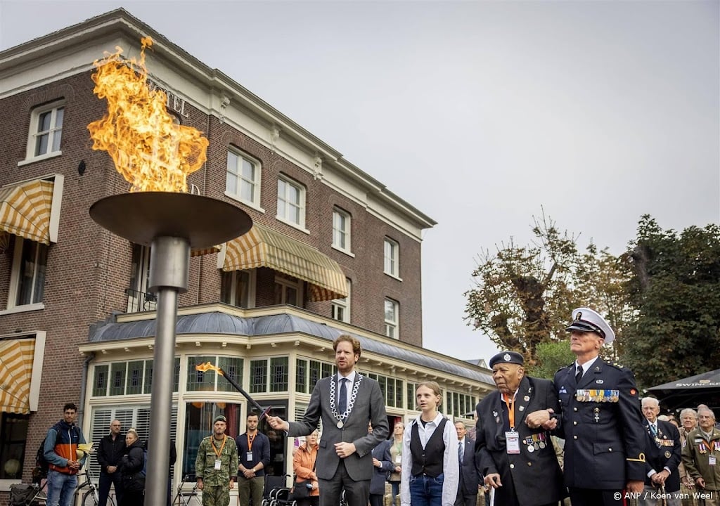 Bevrijdingsvuur arriveert in Wageningen voor 80e herdenkingsjaar