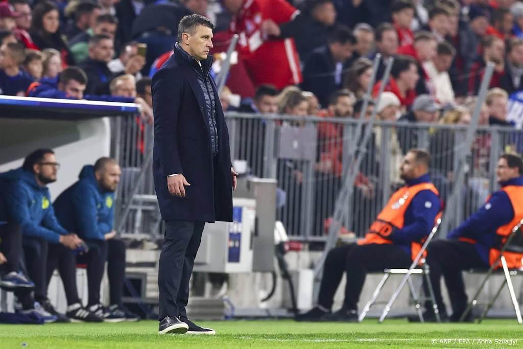 Afstraffing door Bayern kost coach Dinamo Zagreb zijn baan