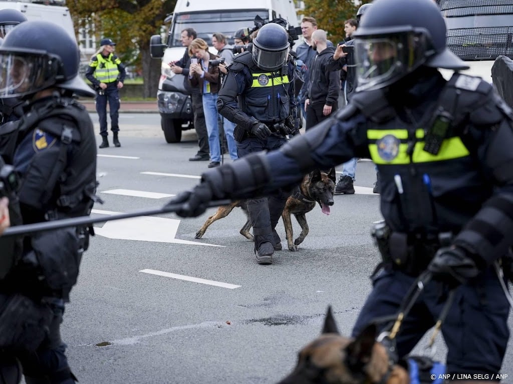 Journalisten belaagd bij rellen op Malieveld