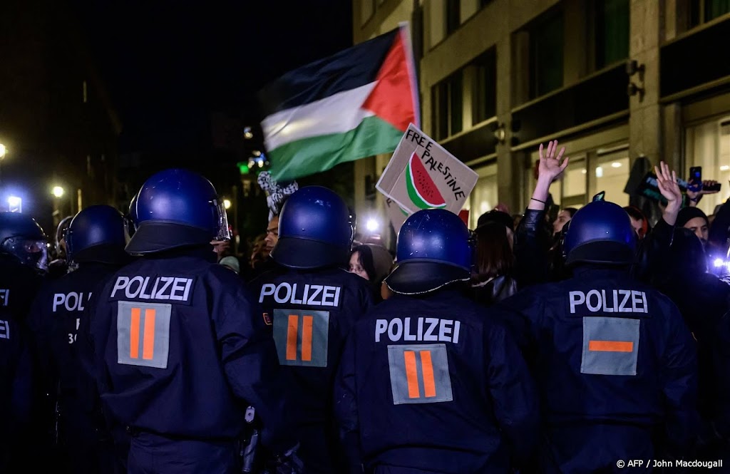 Meer dan 170 arrestaties bij pro-Palestijns protest in Berlijn