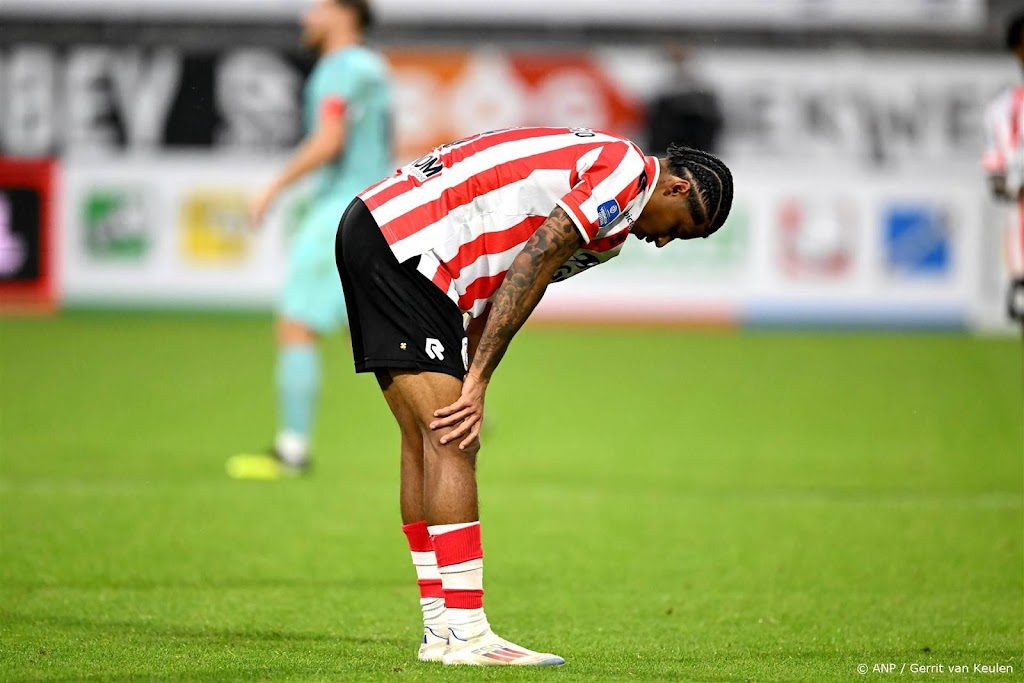 Sparta wint op eigen veld ook niet van Almere City FC: 2-2
