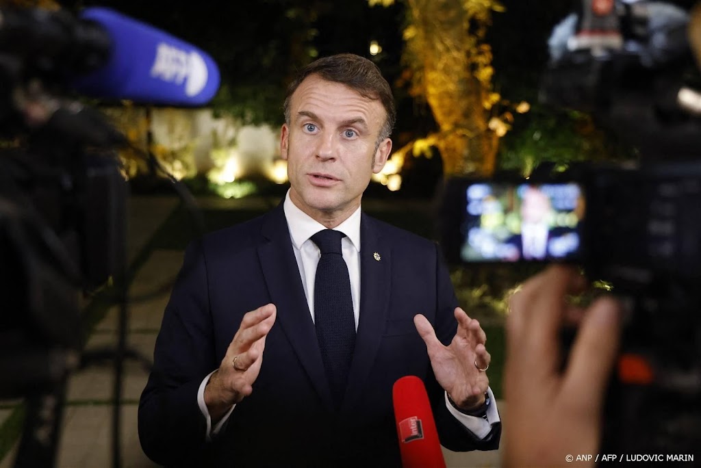 Macron prijst besluit VS inzet langeafstandswapens door Oekraïne