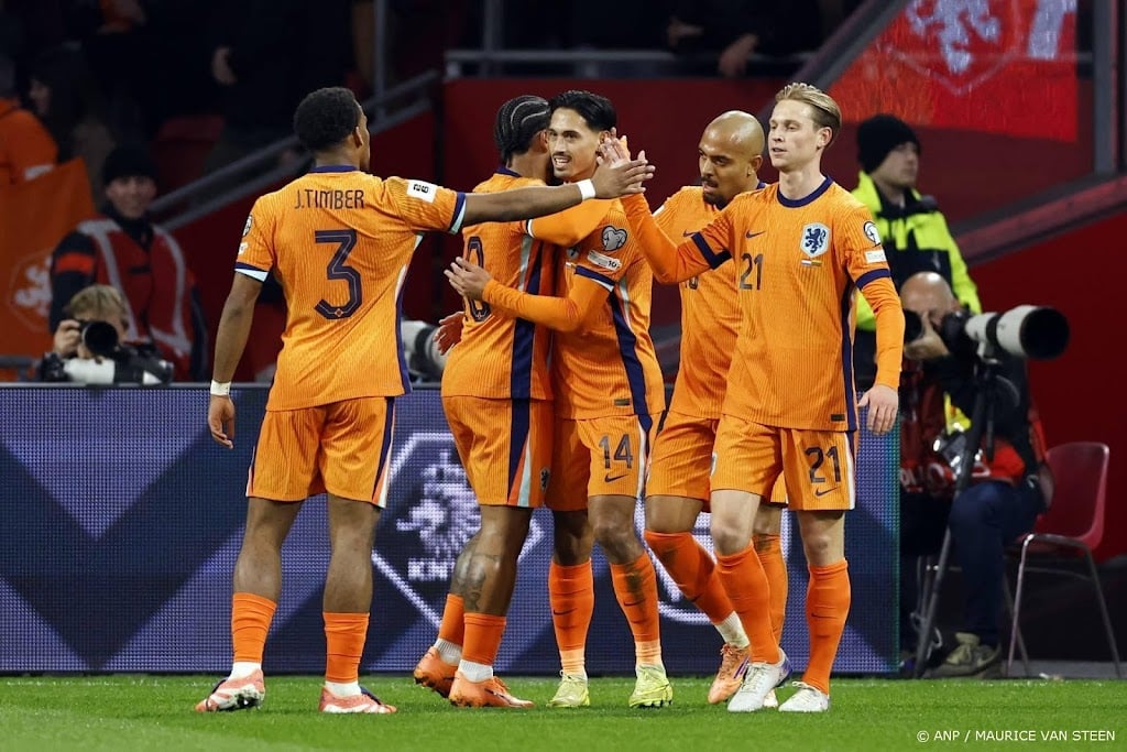 Oranje zakt naar zevende positie en is groepshoofd bij WK-loting