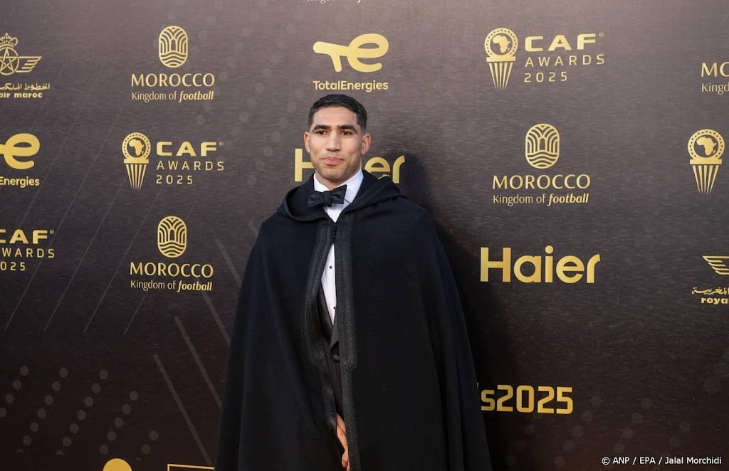 PSG-verdediger Hakimi Afrikaans voetballer van het jaar