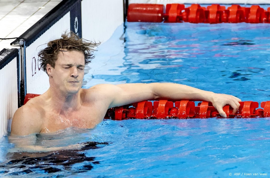 Zwemmer De Boer op WK buiten de medailles op 50 vrij