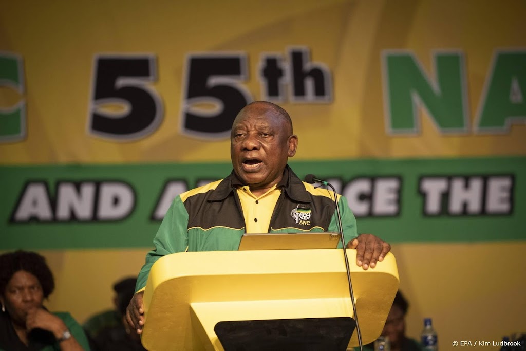 Zuid-Afrikaanse president Ramaphosa herkozen als partijleider