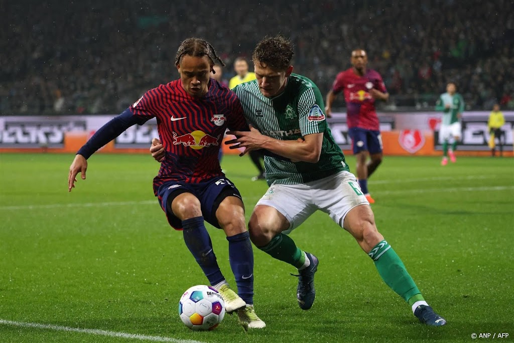 RB Leipzig blijft steken op gelijkspel bij Werder Bremen