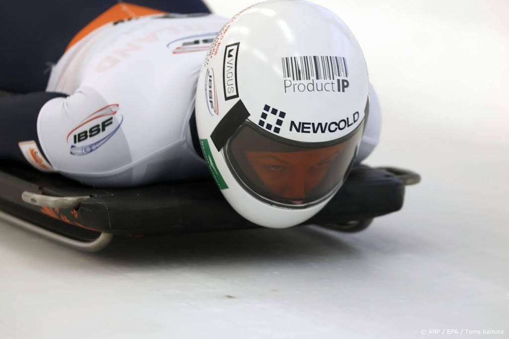 Skeletonster Bos achtste bij wereldbekerwedstrijd in Letland