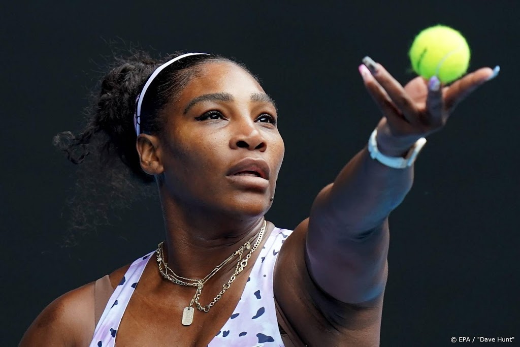 Serena Williams ronde verder op Australian Open
