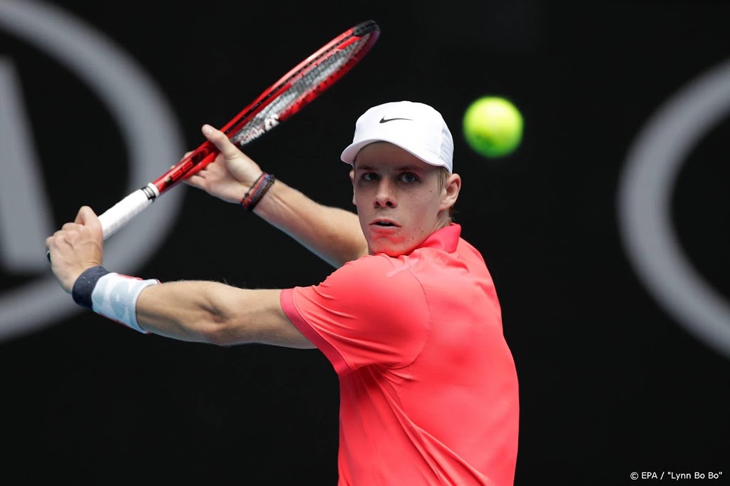 Tennisser Shapovalov snel klaar in Melbourne
