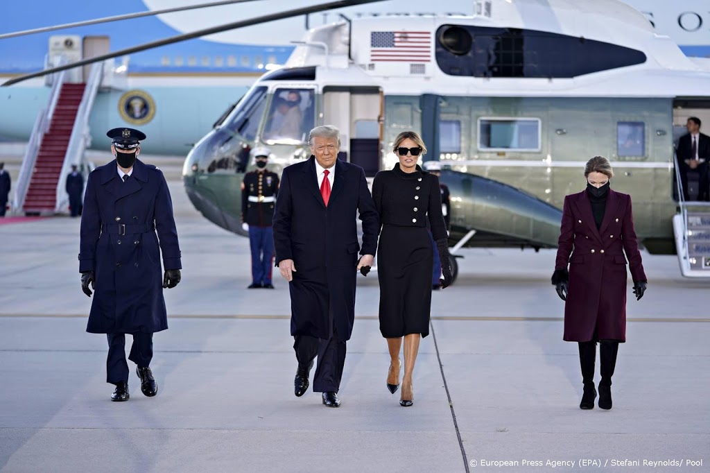 Trump geland in Florida