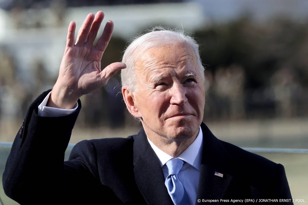 Nieuwe president Biden in het Witte Huis aangekomen