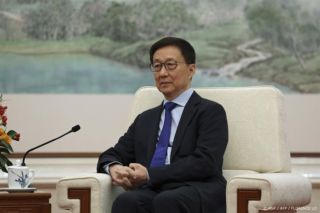 Chinese vicepresident Han Zheng ontmoet Musk in Washington
