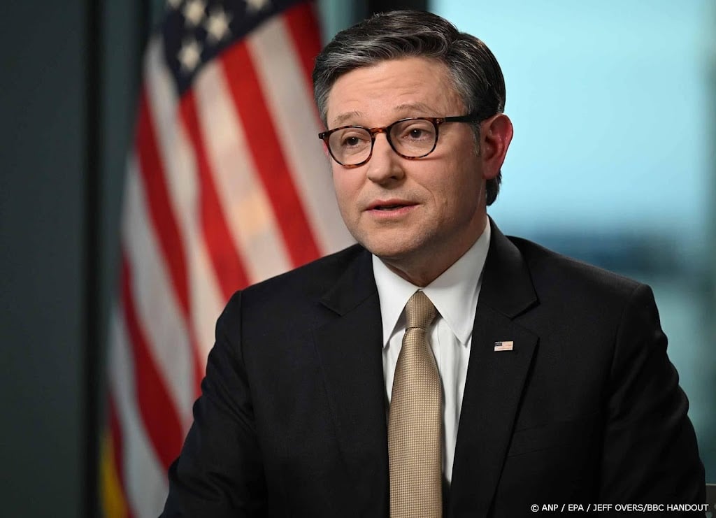 Mike Johnson spreekt Brits parlement toe over samenwerking met VS