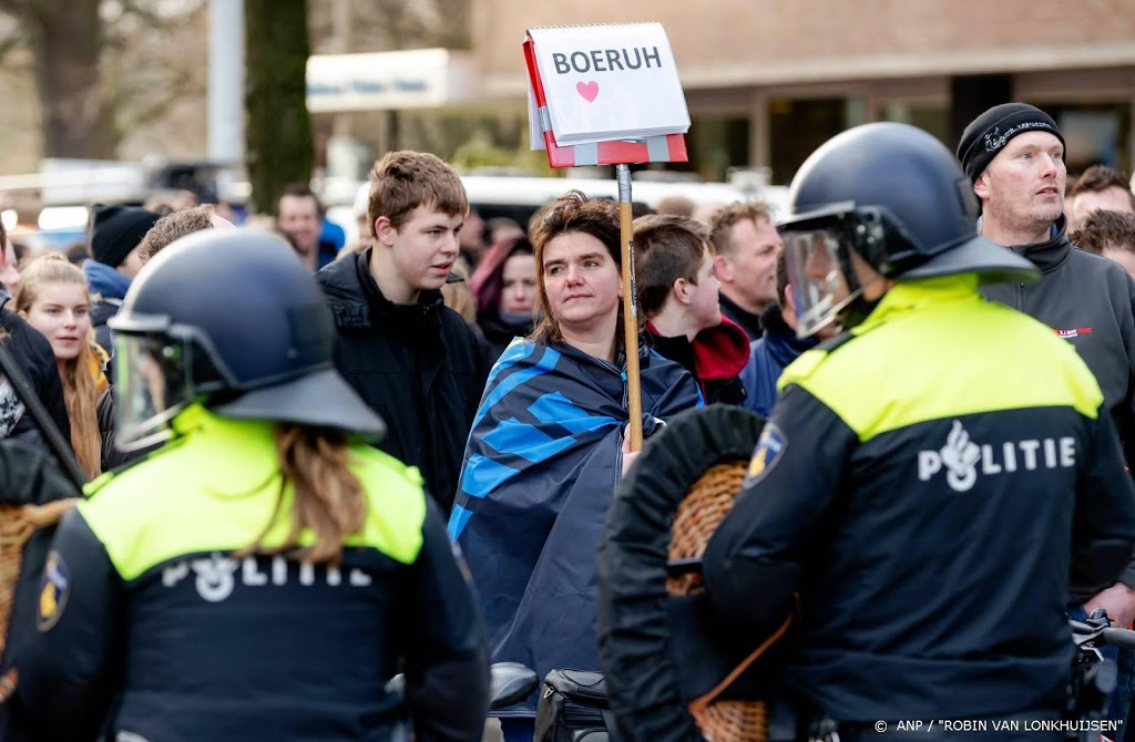 Negen aanhoudingen, 106 bekeuringen bij boerenprotest