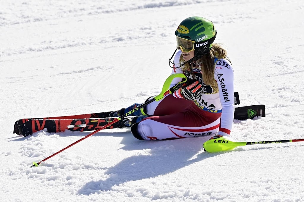 Oostenrijkse skiester Liensberger onttroont Shiffrin op slalom