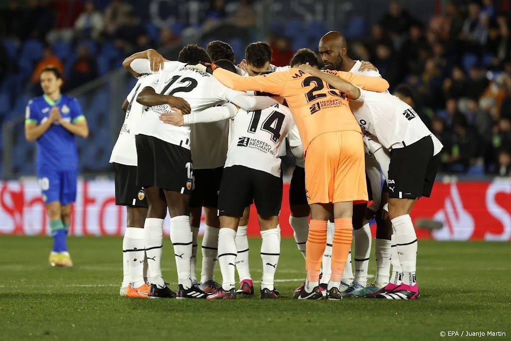 Valencia staat na nederlaag op voorlaatste plaats in La Liga 