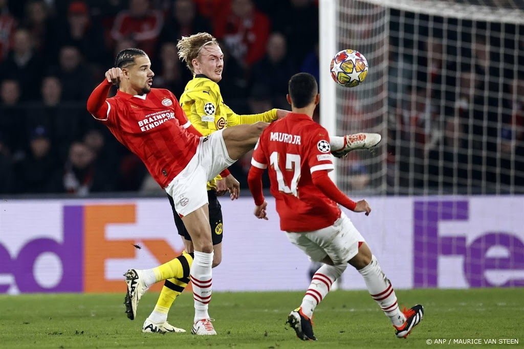PSV speelt eerste duel met Dortmund in achtste finales gelijk 