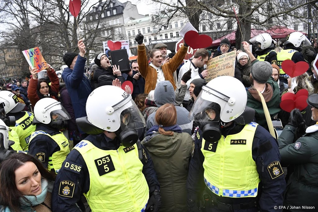 Zweedse politie beëindigt coronabetogingen in grootste steden