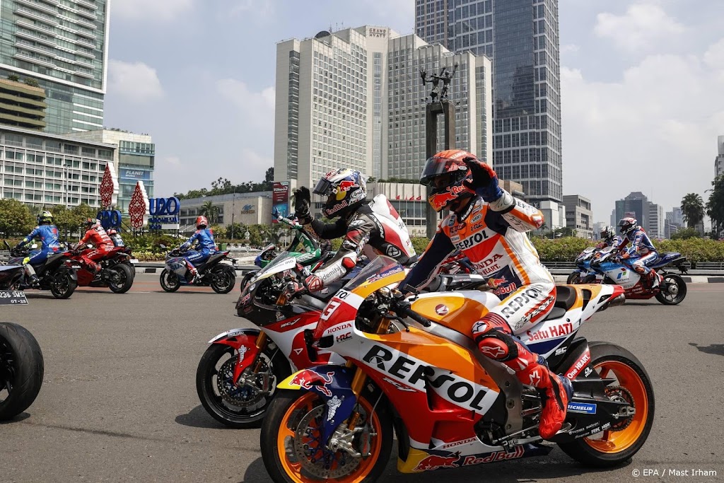 Motorcoureur Márquez mist GP Indonesië na crash kort voor race