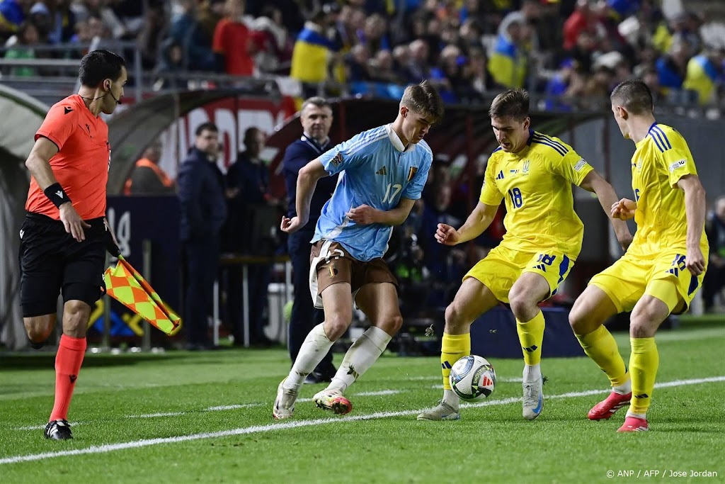 België verliest in Nations League van Oekraïne