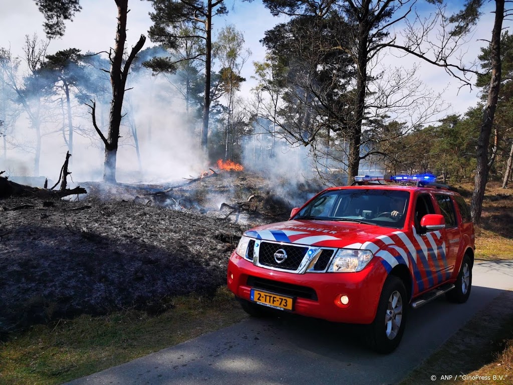 Deel Zuidoost-Brabant onder de rook door natuurbrand