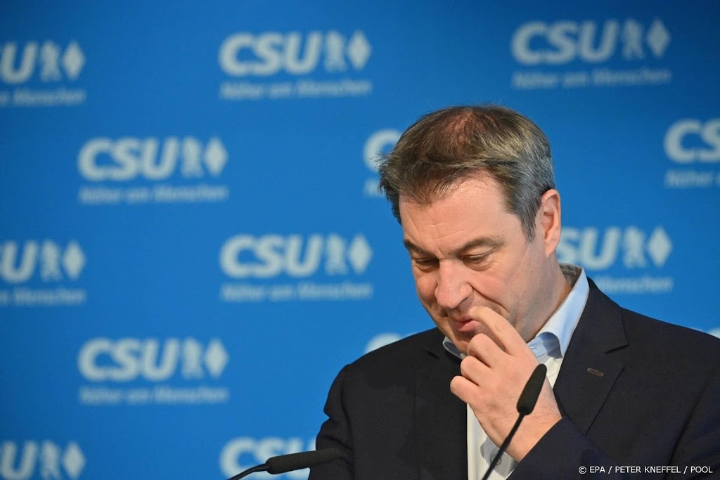 Beierse premier Söder geeft poging om bondskanselier te worden op