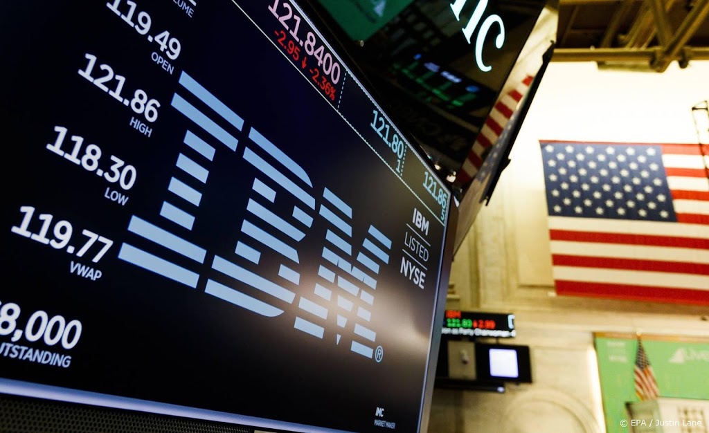 Technologieconcern IBM omhoog op Wall Street na cijfers