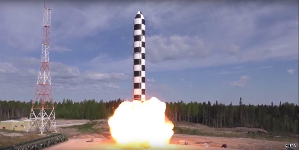 Rusland test intercontinentale raket Sarmat