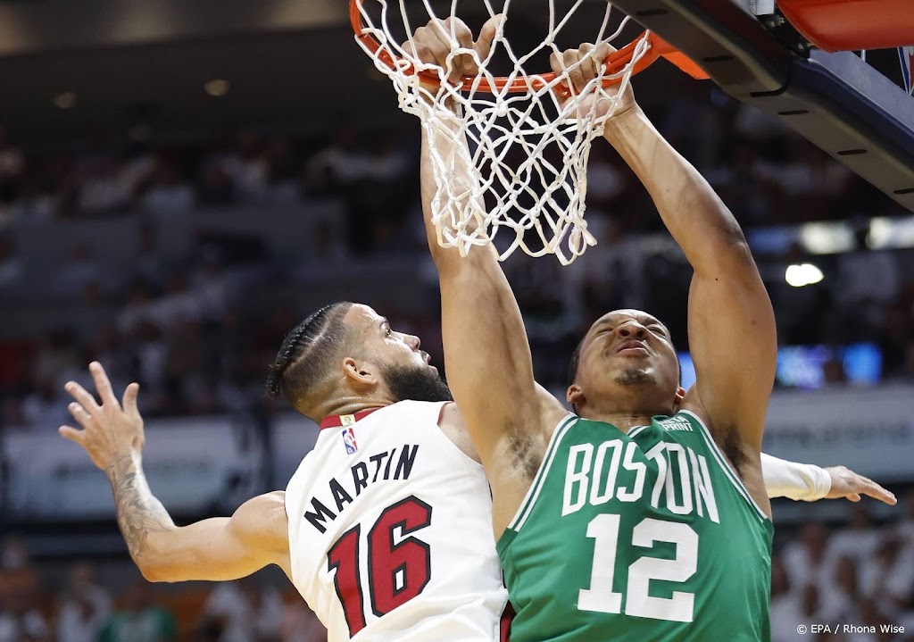 Boston Celtics trekt stand gelijk in NBA-finale tegen Miami Heat