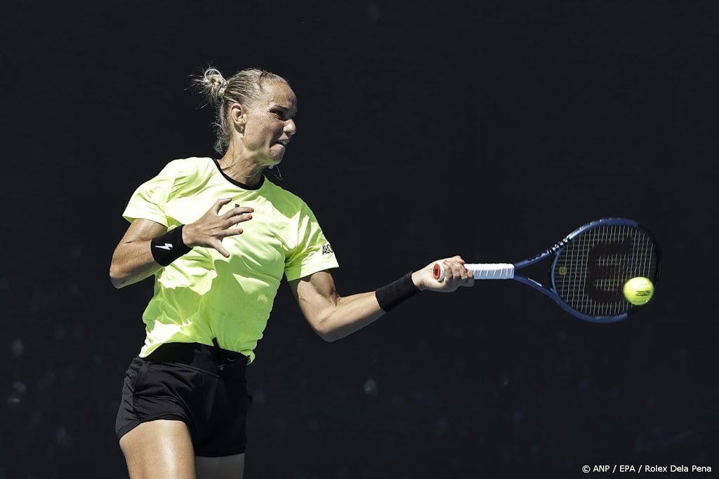 Tennisster Rus na wisselvallig optreden naar tweede ronde Rabat