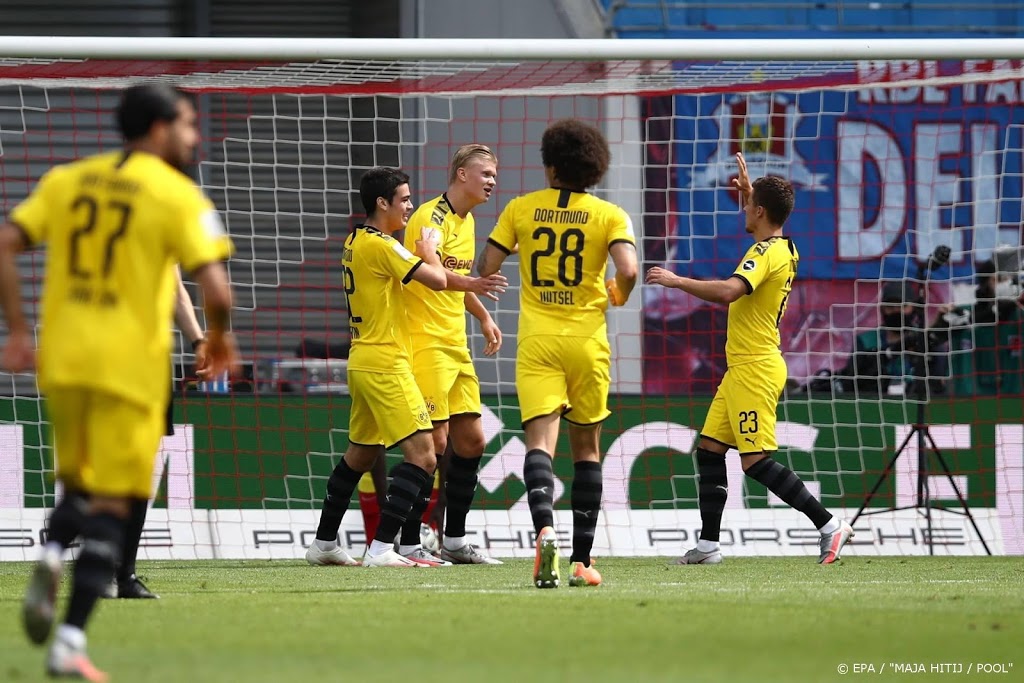 Dortmund stelt tweede plaats in Bundesliga veilig