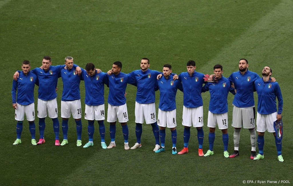 Italiaanse voetballers voor 30e keer ongeslagen, evenaring record