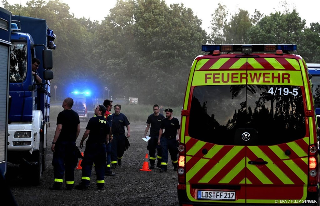 Bosbranden Oost-Duitsland onder controle na regen