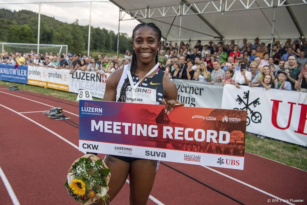 Atlete Fraser-Pryce wint haar eerste 100 meter van dit jaar