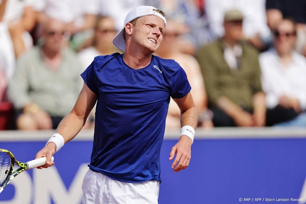 Tennisser De Jong verliest zijn eerste ATP-finale in Bastad 