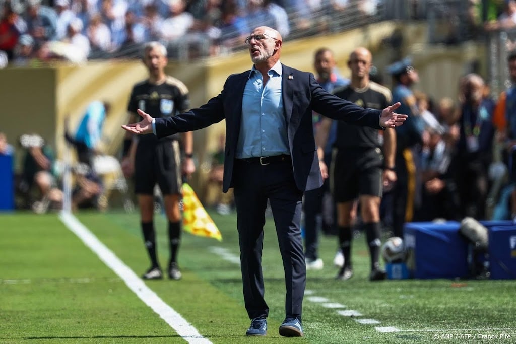 Spaanse bondscoach De la Fuente 'heel erg trots' op zijn elftal 