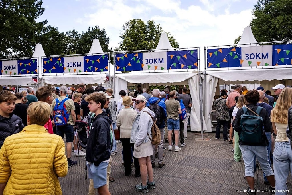 Ruim 1200 inschrijvers beginnen dinsdag niet aan Vierdaagse