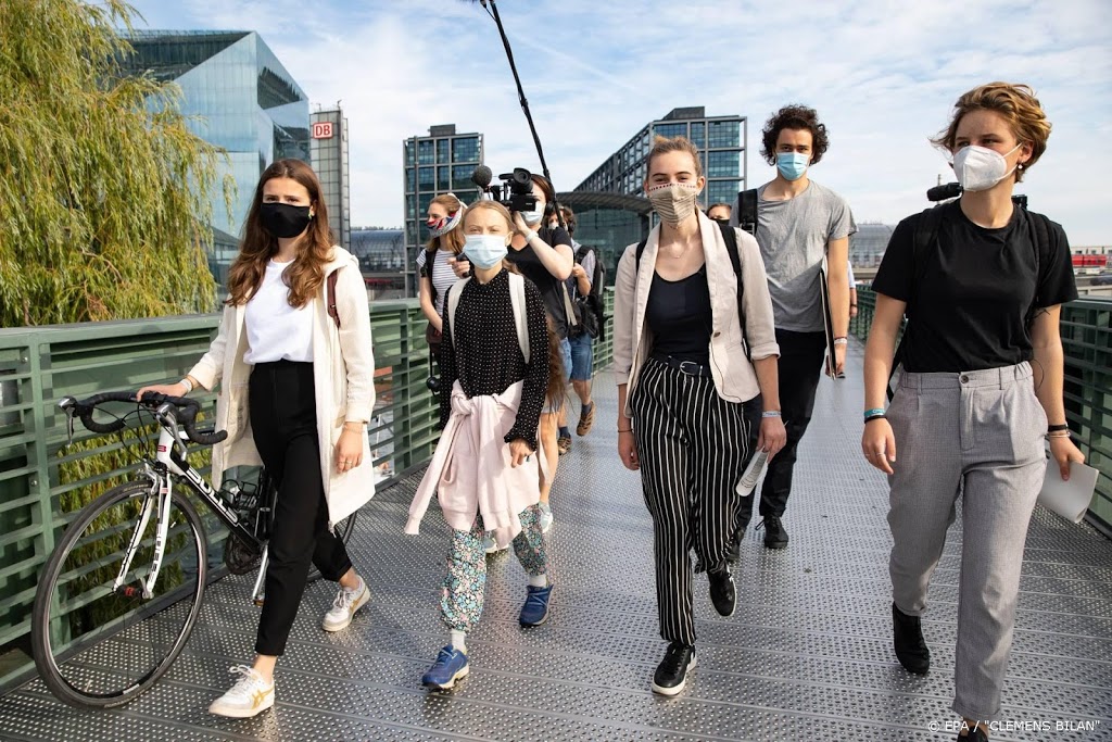 Merkel ontvangt Greta Thunberg en andere activisten
