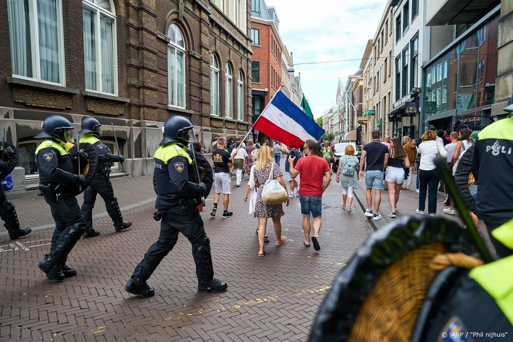 Agent gewond bij demonstratie in centrum Den Haag