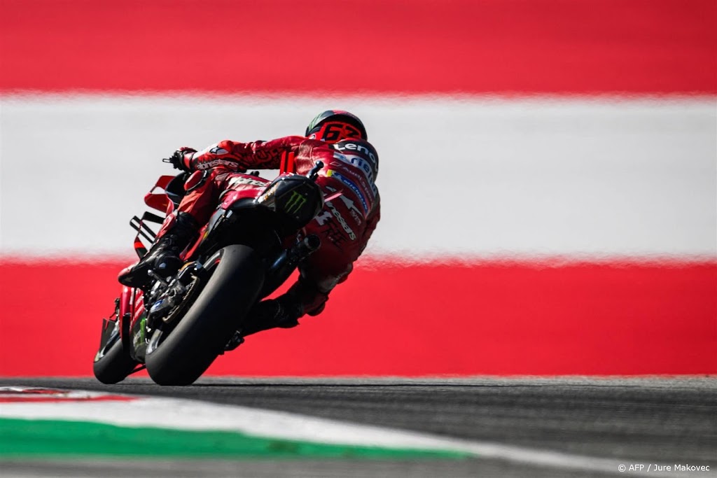 Motorcoureur Bagnaia steviger aan kop na zege in Oostenrijk 
